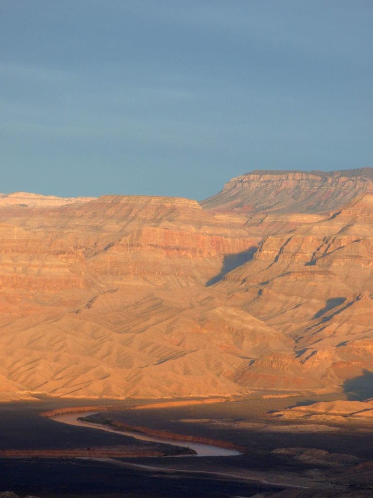 The Colorado leaving the Grand Canyon