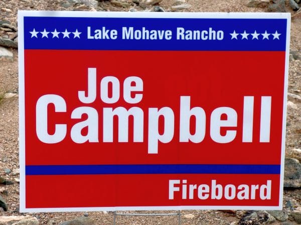 Campaign sign violation